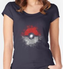 Poke'ball Women's Fitted Scoop T-Shirt