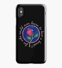 For who could ever learn to love a beast? iPhone Case/Skin