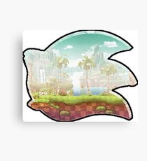 Sonic Madeon | Custom Sonic The Hedgehog Logo (Without Arrows) Canvas Print