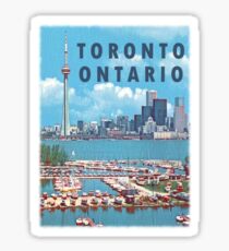 Toronto Ontario Canada Vintage Travel Decal Sticker