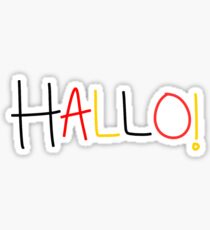 Hallo Sticker
