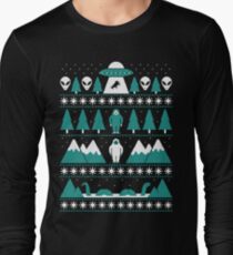 Paranormal Christmas Sweater Long Sleeve T-Shirt