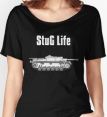 StuG Life - Military History Visualized (Vertical Version) Women's Relaxed Fit T-Shirt