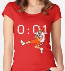 Clemson Game Winning Touchdown Women's Fitted Scoop T-Shirt