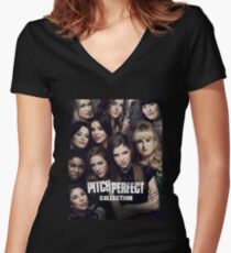 Pitch Perfect Hot Collection Women's Fitted V-Neck T-Shirt