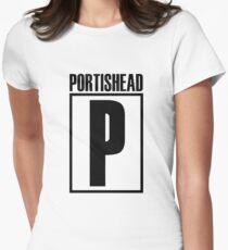 portishead black logo Women's Fitted T-Shirt