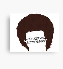 Bob Ross: A Little Flavour Canvas Print