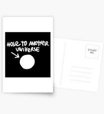 Loch zu einem anderen Universum Postkarten