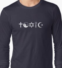 Religion Is Toxic Freethinker Long Sleeve T-Shirt
