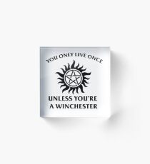 supernatural Acrylic Block