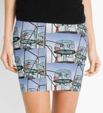 Lobster Pots at Lyme Dorset UK Mini Skirt