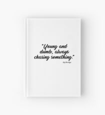 Don't touch me i'm trash Hardcover Journal