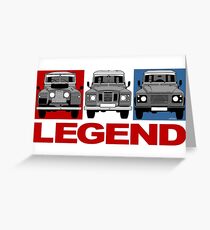Land Rover Discovery evolution Greeting Card
