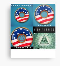 Illuminati Confirmed Metal Print