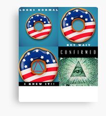 Illuminati Confirmed Canvas Print