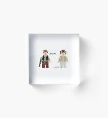 I love you - I know Acrylic Block