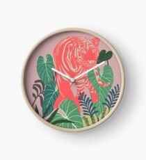 Aloha Tiger Clock
