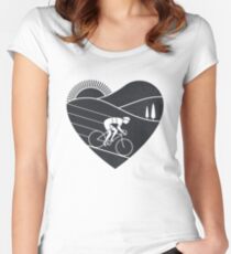 Love Cycling Women's Fitted Scoop T-Shirt