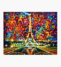 paris of my dreams - Leonid Afremov Photographic Print