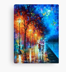 Love by The Lake - Leonid Afremov Canvas Print