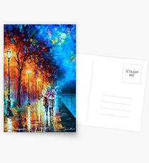Liebe am See - Leonid Afremov Postkarten