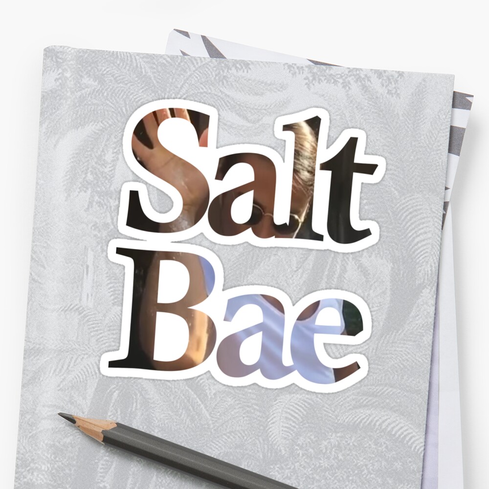 Salt Bae Meme Font Stickers By Laura Downing Redbubble