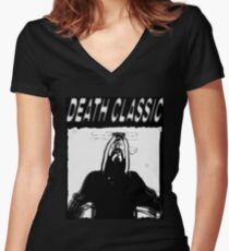 Death Classic Women's Fitted V-Neck T-Shirt