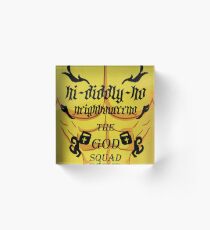 Gangland Flanders Acrylic Block