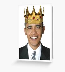 obama Greeting Card