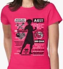 Gintama - Kagura Quotes Women's Fitted T-Shirt