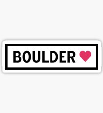 Boulder Sticker