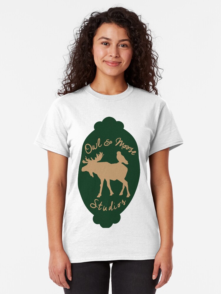 Alternate view of Owl & Moose Studios Classic T-Shirt