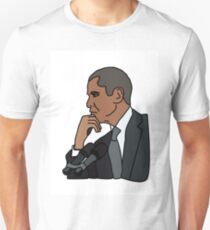Barack Obama Computer Cartoon Unisex T-Shirt