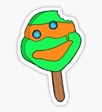 Michaelangelo Popsicle Sticker