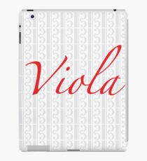 The Red Viola iPad Case/Skin