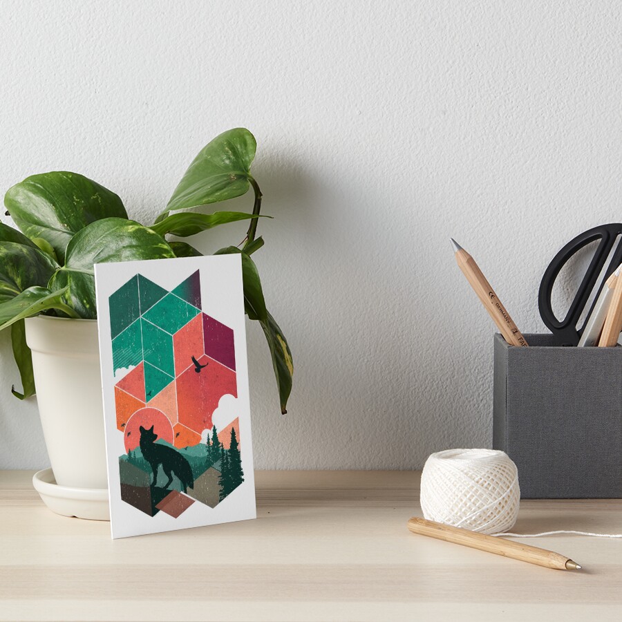 Natural Habitat Art Board Print
