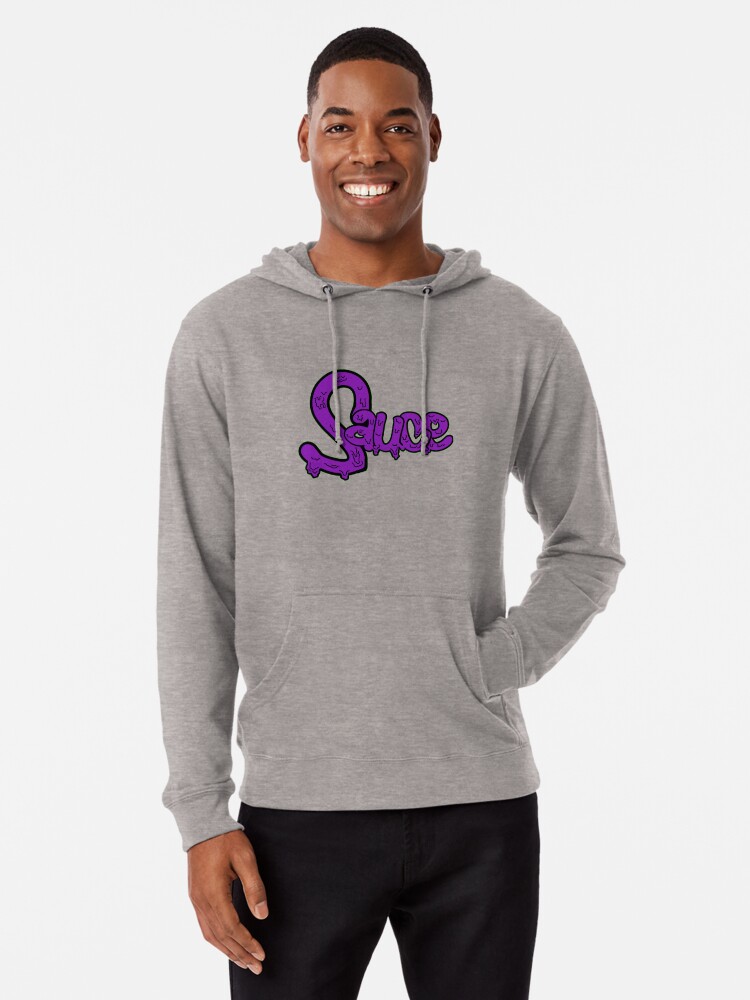 sauce hoodie purple