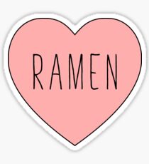 I Love Ramen Heart Sticker