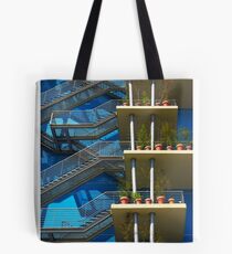 Fire Stairs Tote Bag