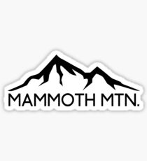 MAMMOTH MOUNTAIN CALIFORNIA SKIING SKI SNOWBOARDING HIKING CLIMBING 14 Sticker