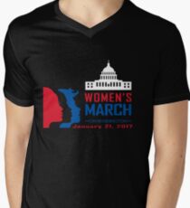 Women March On Washington Men's V-Neck T-Shirt