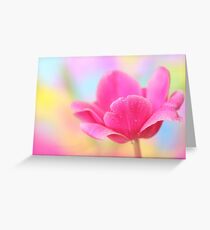 pink tulip Greeting Card