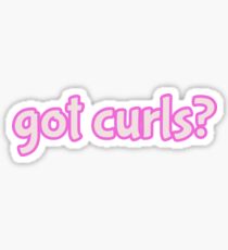 hat Locken bekommen? Sticker