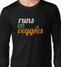 Runs on Veggies | Vegan T-Shirt Long Sleeve T-Shirt