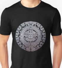 Modern Aztec Sun Stone Unisex T-Shirt