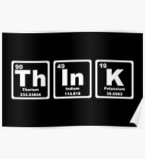 Think - Periodic Table Poster