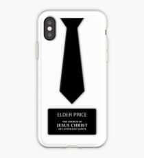 Elder Price Tie Name Tag iPhone Case