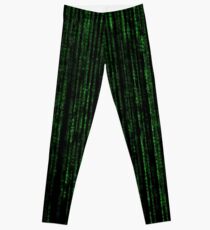 Matrix Code Pattern Leggings
