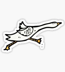 cartoon goose Sticker