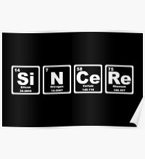 Sincere - Periodic Table Poster